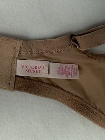 Victoria's Secret Women&rsquo;s Nude Floral Laced Lined Perfect Coverage Bra 36DDD