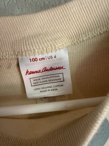 EUC Hanna Andersson Long John Pajamas Easter Egg SIZE 100 US 4 Multicolor - Picture 4 of 9