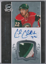 Cal Clutterbuck 2007-08 Upper Deck The Cup Rookie Patch Auto #/249