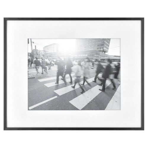 16" x 20" Matted to 11"x14" Thin Gallery Frame Black - Project
