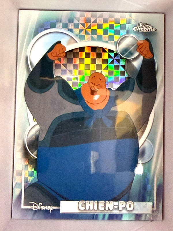 2026 Topps Chrome Disney Chien-Po #132 Mulan X-Fractor Refractor Card
