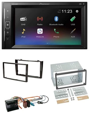 Pioneer DAB MP3 2DIN Bluetooth USB Autoradio für Peugeot 308 2007-09 schwarz - Bild 1 von 4