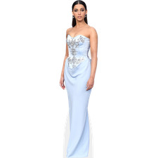 Naomi Scott (Strapless Dress) Mini Size Cutout