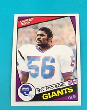 1984 Topps All-Pro HOF #321 Lawrence Taylor New York Giants FOOTBALL Card G7