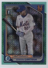 2024 Bowman Chrome Prospects Mega Box Aqua Mojo Refractor Edward Lantigua dk2