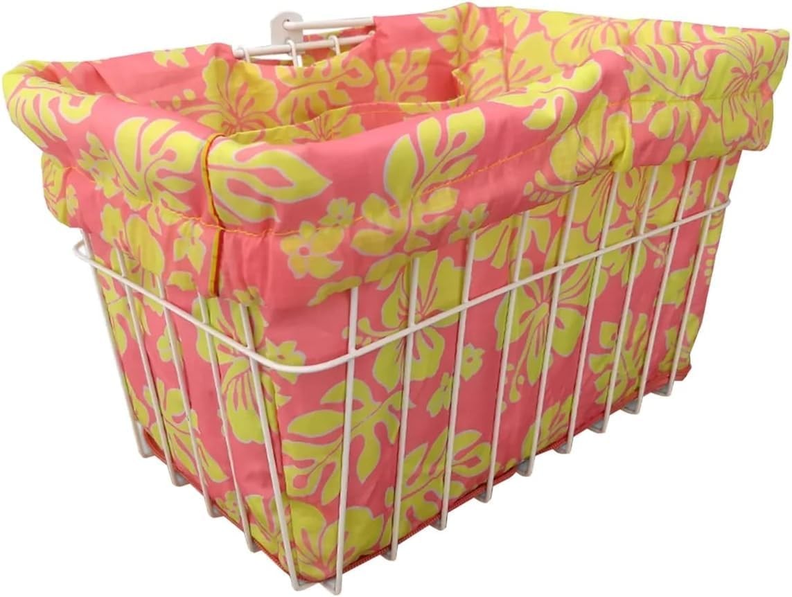 Bike Basket Liner Waterproof, Universal Fit for Most Bike Baskets, Stylish 2i...