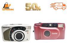 Set 2 fotocamere a pellicola Voigtländer Vito 28-70 AF e Vivitar PS 135 Point & Shoot