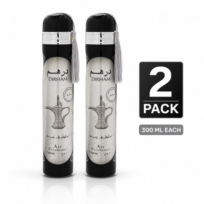New Ard Al Zaafaran Dirham Air Freshener 2 Pack  300ml Room Spray Aerosol UAE