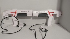 Pair Of Laser X Laser Tag Blasters With Arm Recievers Working Condition