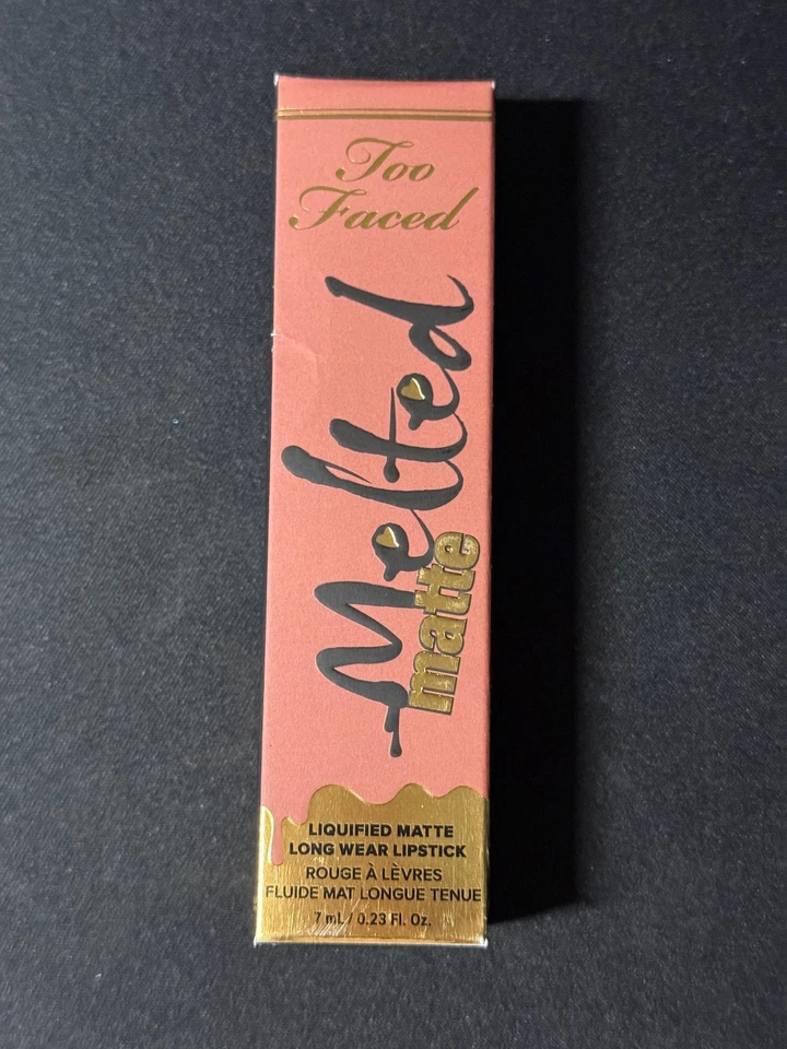 Lápiz labial Too Faced derretido mate de larga duración - Makin' Moves - 0,23 oz/7 ml - Nuevo en caja Foto 2 de 2