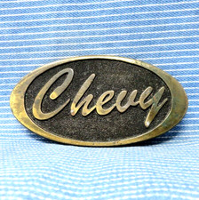 Chevy Emblem Belt Buckle Chevrolet Promo Trucks Cars Hot Rod Vintage 70s .GTA595