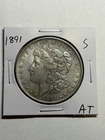 1891-S Morgan Silver Dollar 1$ AU/UNC Better Date