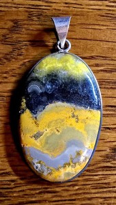 Bumble Bee Jasper Pendant