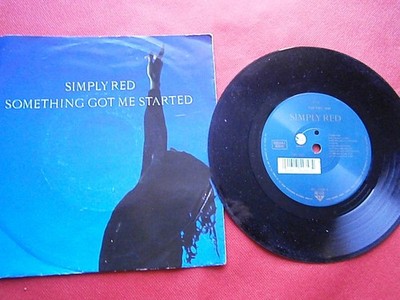 Simply Red - Something Got Me Started - A New Flame 7'' Vinyl Single