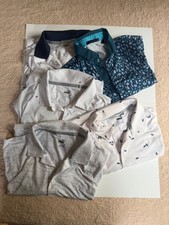 Lot of 5 mens golf shirts Puma/Adidas/Greyson L/M used nice!