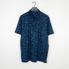 G/FORE Golf Tech Jersey Polo Twilight Mapped Icon camo blue XL