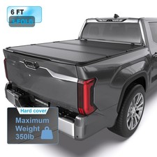 6ft Foldable Roll-up Tonneau Cover For 2005-2026 Toyota Tacoma Bed Cover