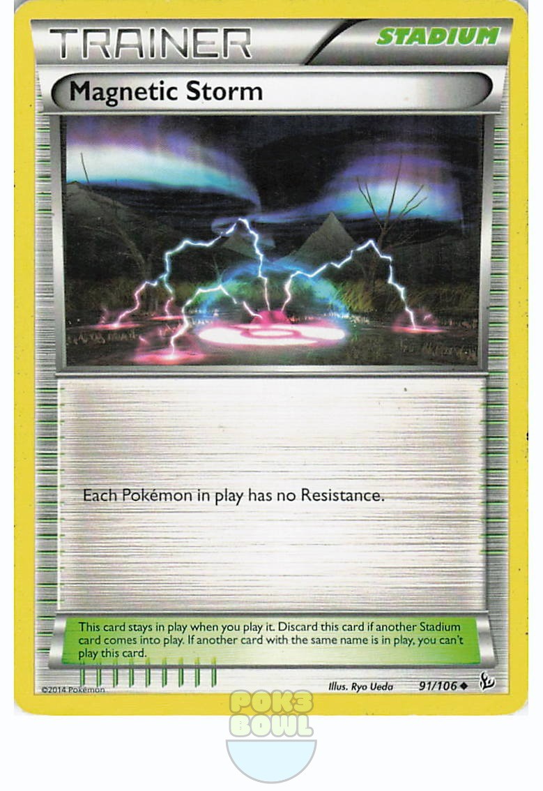 Magnetic Storm 91/106 Uncommon 2014 Pokemon Flashfire Ryo Ueda LP