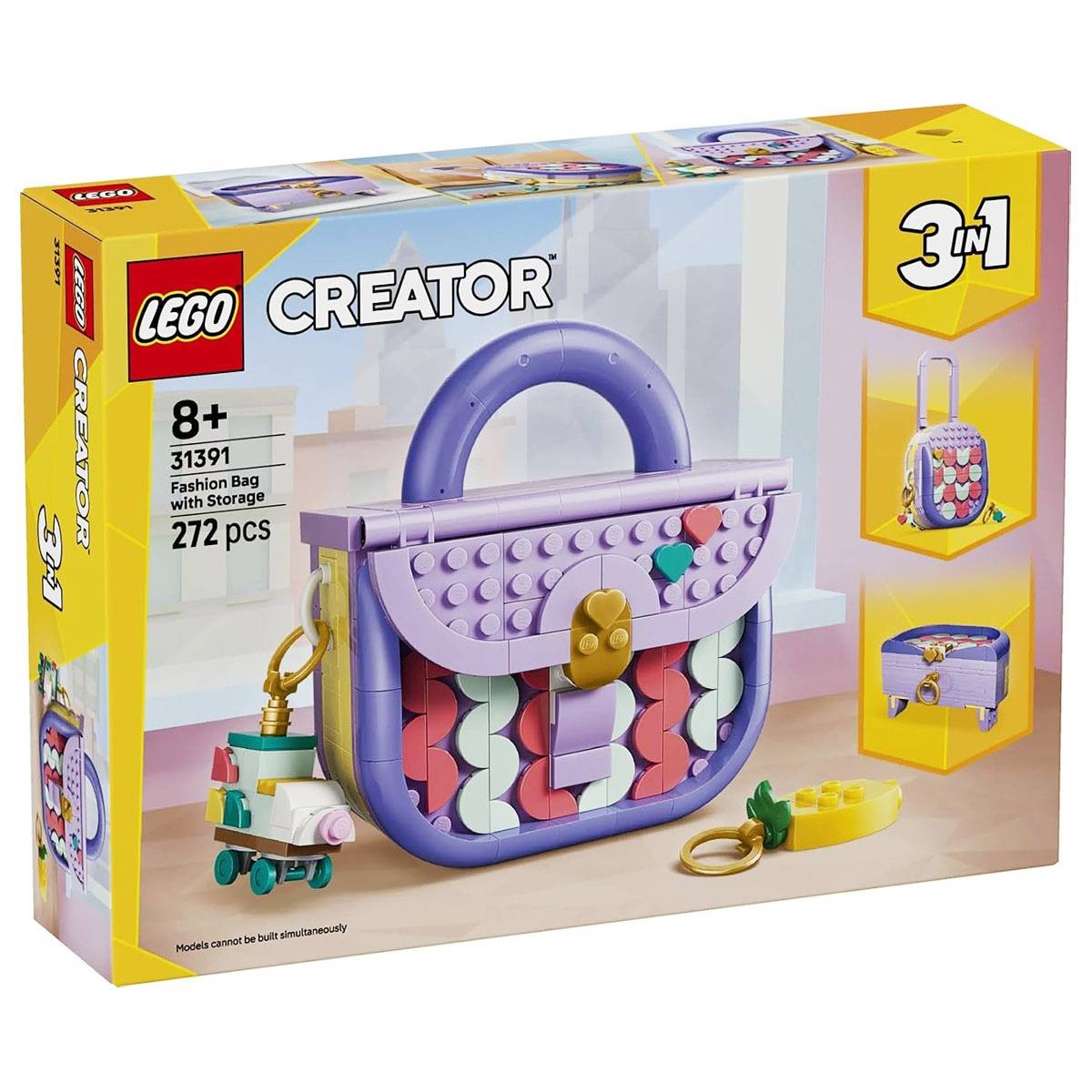 LEGO Creator 3 in 1 Fashion Bag With Storage Construction Set 31391 - Image 9