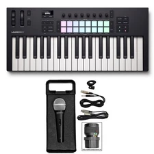 Novation LAUNCHKEY 37 MK4 37-Key USB MIDI Ableton Keyboard Controller+Microphone