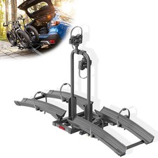 EBike Racks Lockable 200LBS & Foldable with R...