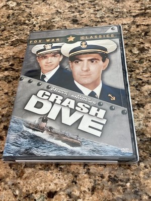 Crash Dive (DVD) New Sealed, Free Shipping. 1943 Tyrone Power/Dana Andrews.