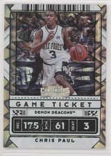 2020-21 Panini Contenders Draft Picks Game Ticket Green Explosion Chris Paul h5s