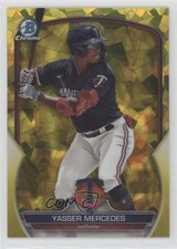 2023 Bowman Chrome Draft Sapphire Edition Yellow /75 Yasser Mercedes 05go