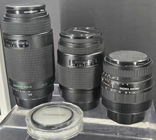 Sigma Zoom,Quantaray 1:4-5.6, F=35-135mm,And Quantaray 1:4-5.6,F=75-300mm Tech10
