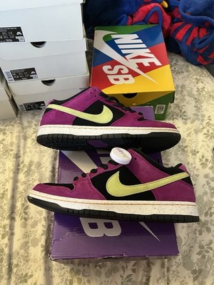 Size 10 - Nike Dunk Pro SB Low Red Plum