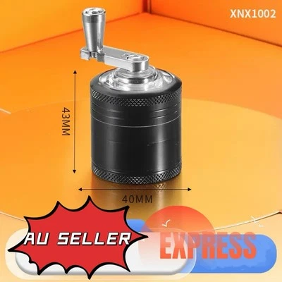 4-Layer Metal Zinc Alloy Herb Tobacco Grinder Hand Muller Smoke Crusher Spice - image 1 of 4