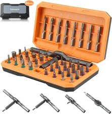 42-in-1 Magnetic Screwdriver Set DIY Ratchet Multi Bit Portable Repair Kit