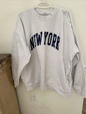 John Galt New York Sweatshirt One Size Pockets Heavyweight Brandy Melville