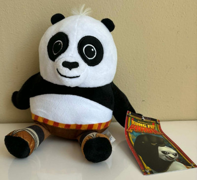 Kung Fu Panda 2024 Po Panda Big Head 6 Inch Plush DreamWorks Toy Factory