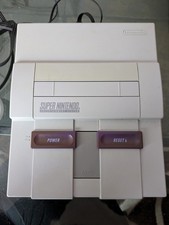 Super Nintendo Entertainment System SNES Home Console - Gray - With Controllers
