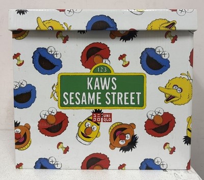 Kaws Sesame Street UNIQLO Plush LIMITED BOX Complete Doll Toy set 5
