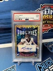 2024 Finest Bo Nix Prodigies Auto Blue Checkerboard P-BN /99 - PSA 9 - Rookie