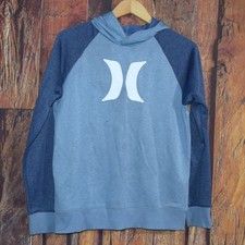 HURLEY Boys' Sz XL Hoodie Hooded Lightweight Polyester Sweatshirt - EXCELLENT