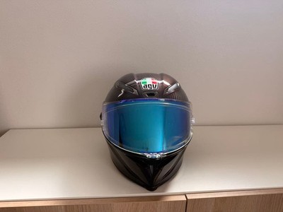 agv pista blue carbon AGV Pista GP RR Carbon Helmet Size L 59-60cm with Blue Mirror Shield