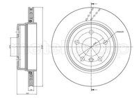2X Metelli Bremsscheibe 23-0813C FüR BMW