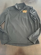 Washington Commanders Quarter Zip Pullover Size Small By Nike Dri-Fit