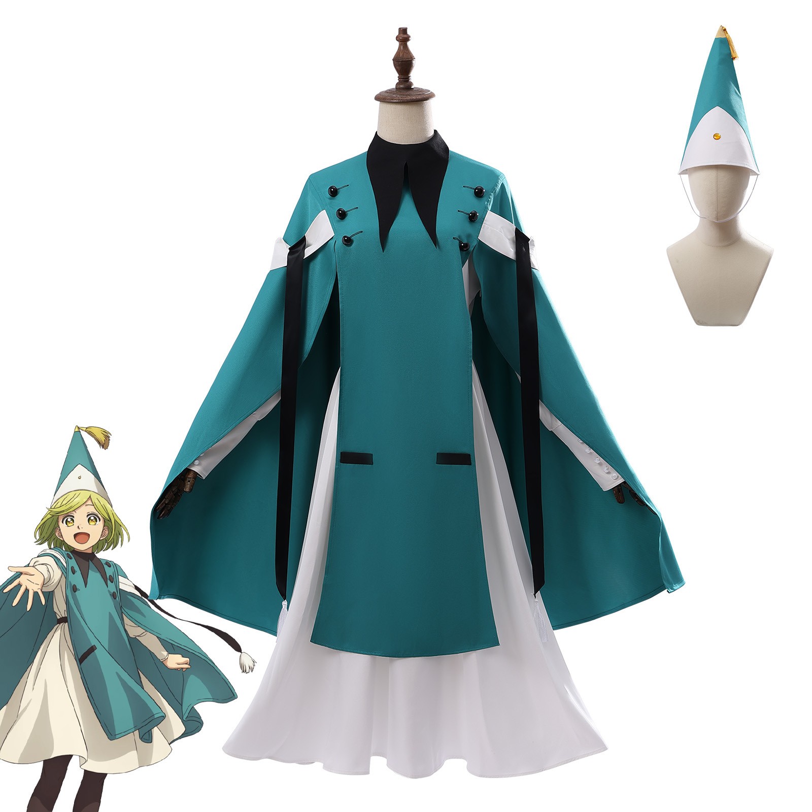 Lo último Anime ココ Atelier of Witch Hat Keke Juegos con disfraces Uniforme Cómic Fiesta de Carnaval