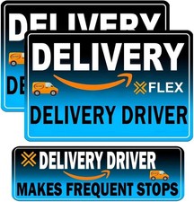 Flex Delivery Driver Car Magnet, 3PCS Frequent Stops Removable Set, Delivery ...