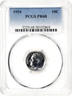1954 Roosevelt Dime PCGS PR68 Proof