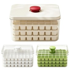Ice Tray One-button Press Type Ice Mold Box Plastics Ice Cube Maker