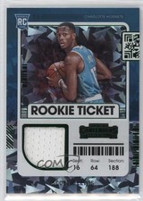 2021-22 Panini Contenders Rookie Ticket Swatches Green Ice Scottie Lewis jc3