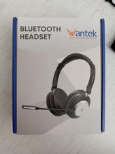 Wantek 882M Wireless Headsets with Microphone USB Dongle Bluetooth Headphones