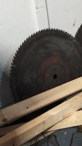 15 vintage rare Large Steel Circular Saw Blades for Wood,