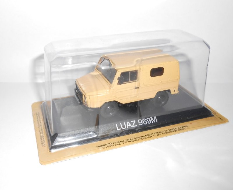 DeAgostini Legendary Cars LUAZ 969M 1:43 Diecast Model Car