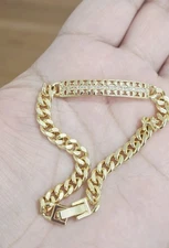 Pulsera de Balines en Oro 18K Laminado. 18K Gold Plated Colombia Bracelet. 